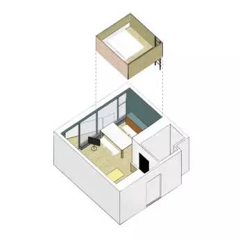 香港的这间房屋,借鉴树屋的灵感,利用建材及颜色让室内与室外融为一体