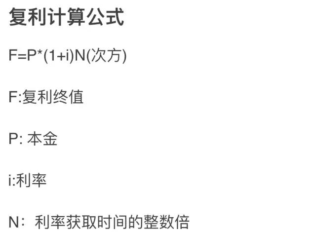 连续复利计算公式 保险年金复利计算公式