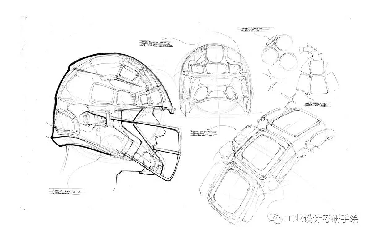 头盔方案草图