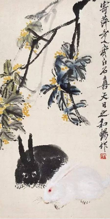 的精品"的遴选标准,在集中呈现的48件书画作品中,既有张大千,齐白石