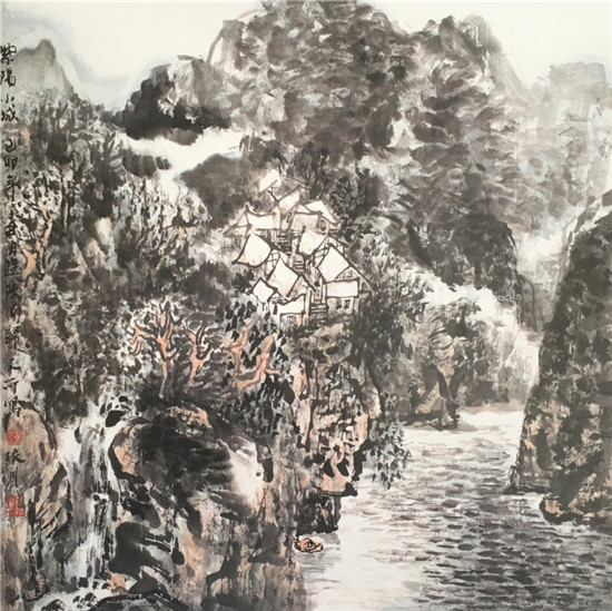 翰墨情缘 绘出风采:当代山水画名家赵振川-中国山水画