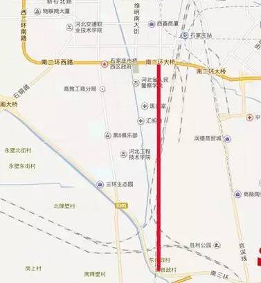 (二)裕华路西延工程 西三环辅路至新园街段已于5月5日完工通车.