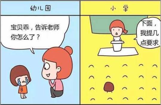 抓狂小学和幼儿园有什么区别心不要太累