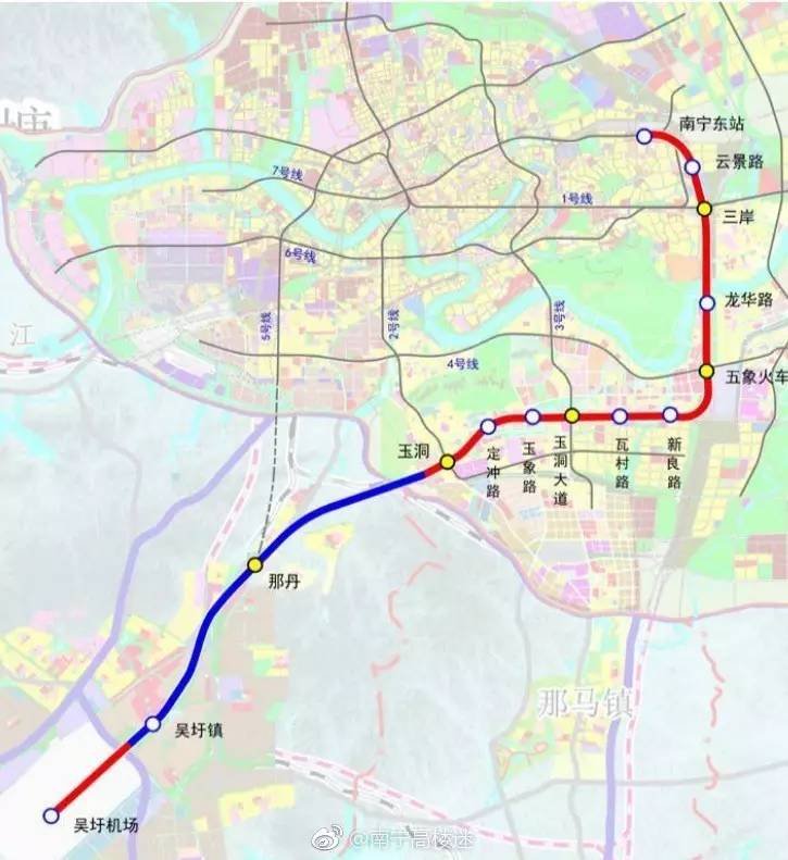 这里可能是未来南宁交通轨道最发达的地方!地铁,机场线,brt.