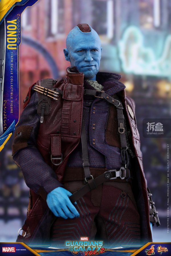 hottoys银河护卫队2勇度yondu16可动人偶