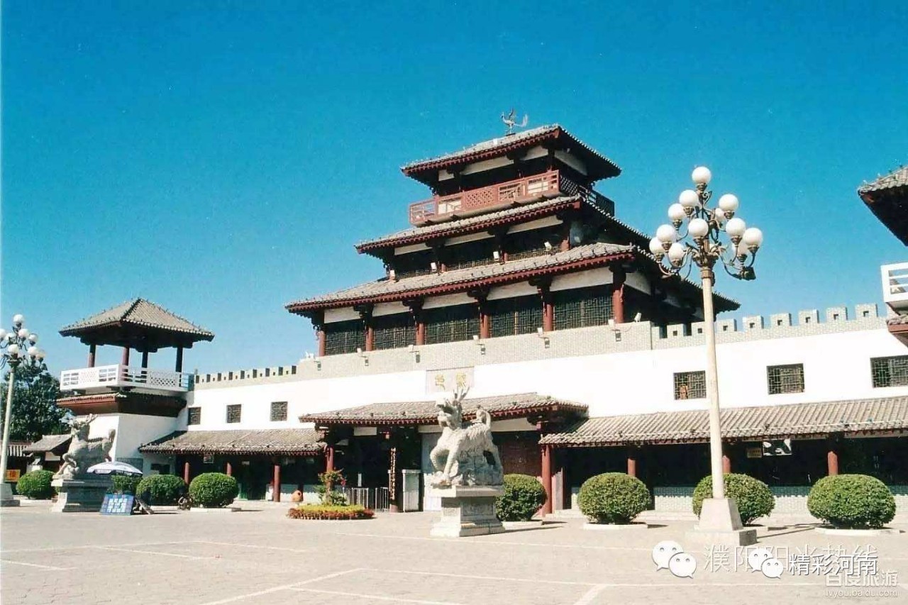 濮阳戚城公园,1992年开工建造,国家4a级旅游景区,依托戚城遗址而建.