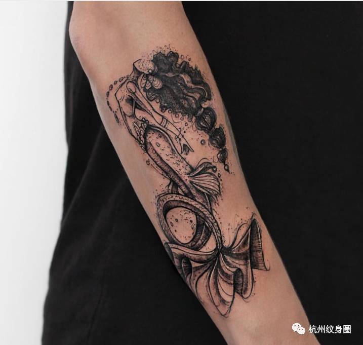 tattoo纹身素材美人鱼