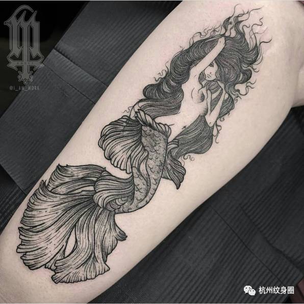 tattoo纹身素材美人鱼
