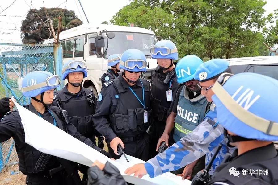 中国驻利比里亚维和警察防暴队圆满完成联合长途武装