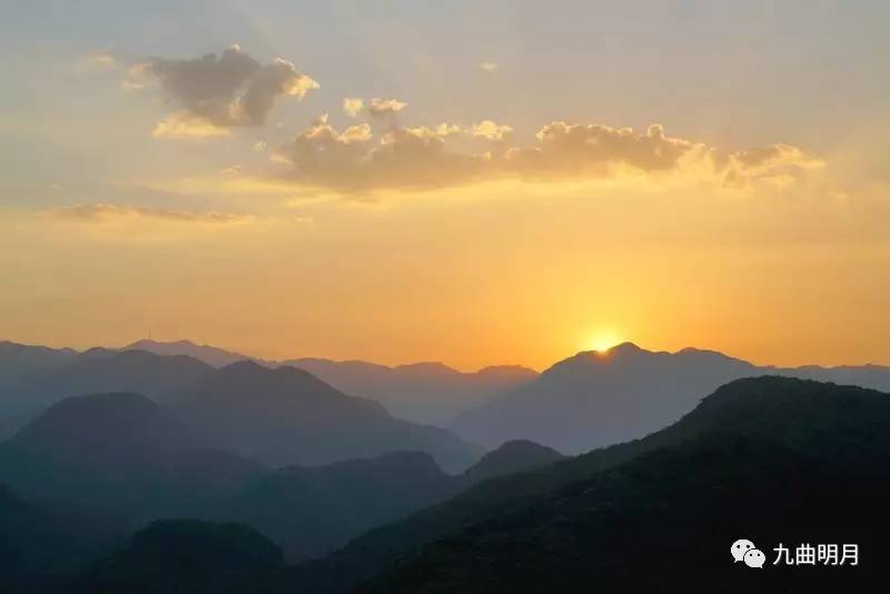 奉化西岭山夕阳山外山