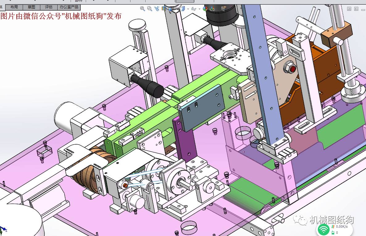 【非标数模】非标自动化钢带螺钉视觉检测机3d模型图纸 solidworks