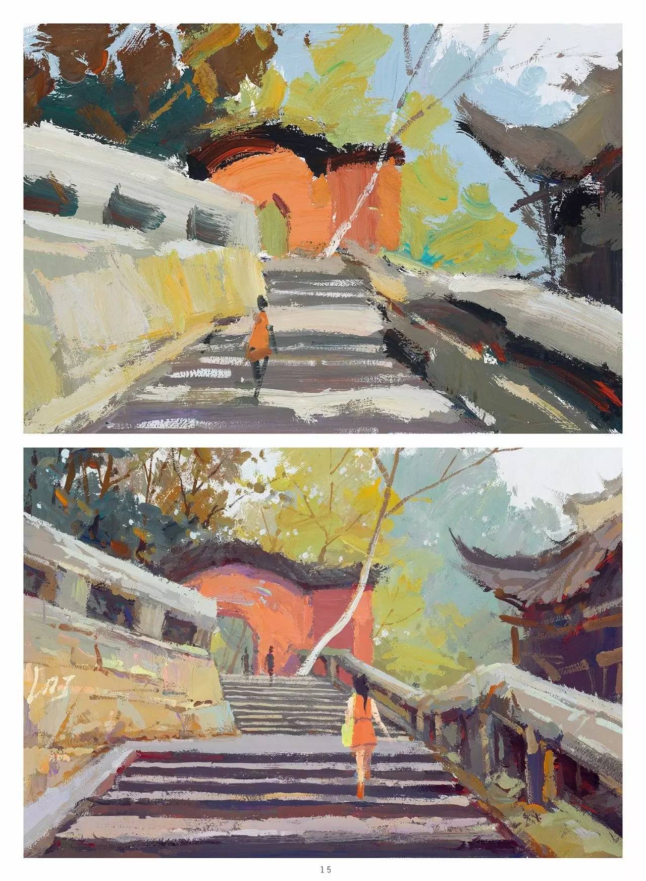 ——刘大锦 《对画——色彩风景》