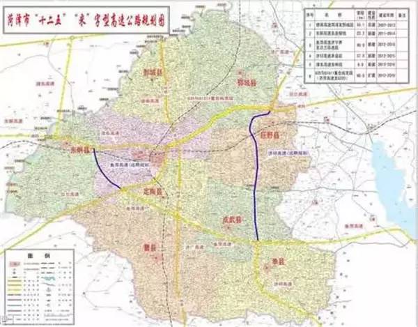 目前的项目进度:菏泽至曹县(已纳入济广高速 )已经于2008年11月 28日