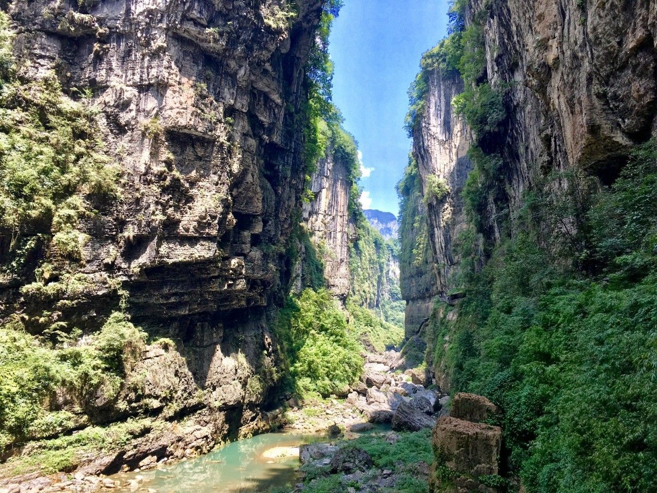 恩施大峡谷全景