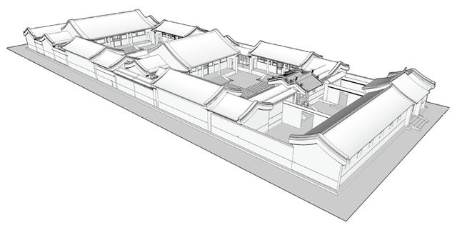 典型四合院布局