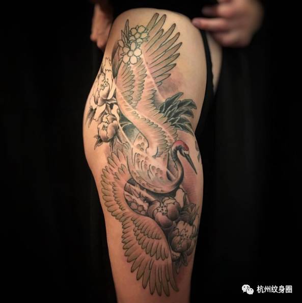 tattoo纹身素材鹤