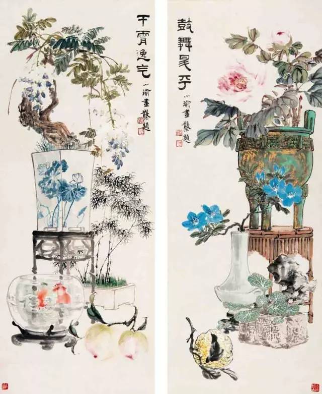 丹青妙笔孔小瑜与博古画130幅清晰作品