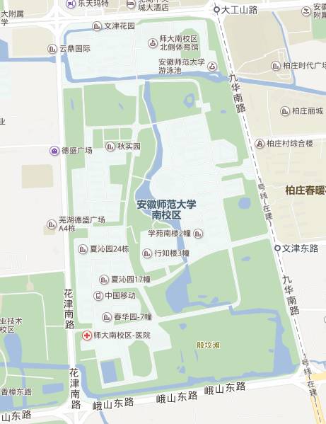 此次安徽省大骨班培训地点为安徽师范大学花津校区(南校区),位于芜湖