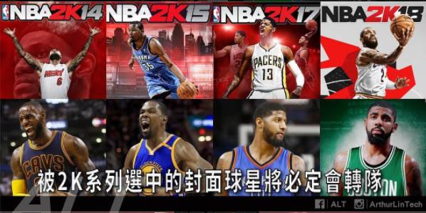 员被交易并不是先例", 如果你回顾最近几代2k游戏的封面,就会发现,nba