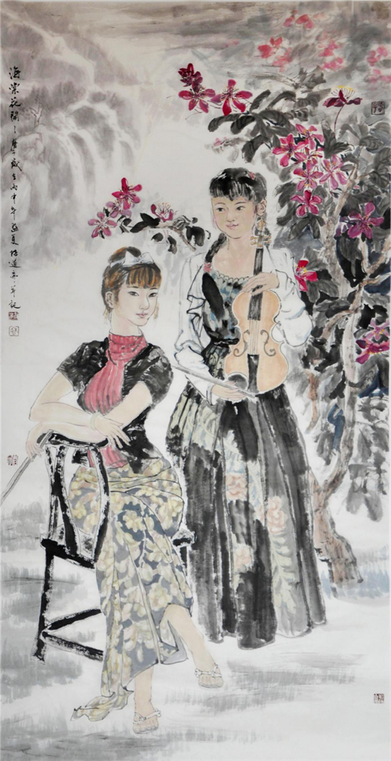 当代著名女画家穆春华作品鉴赏