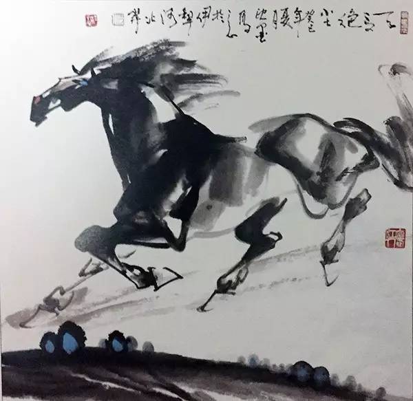 严州画院画师风采(八—天山画马人沈墨