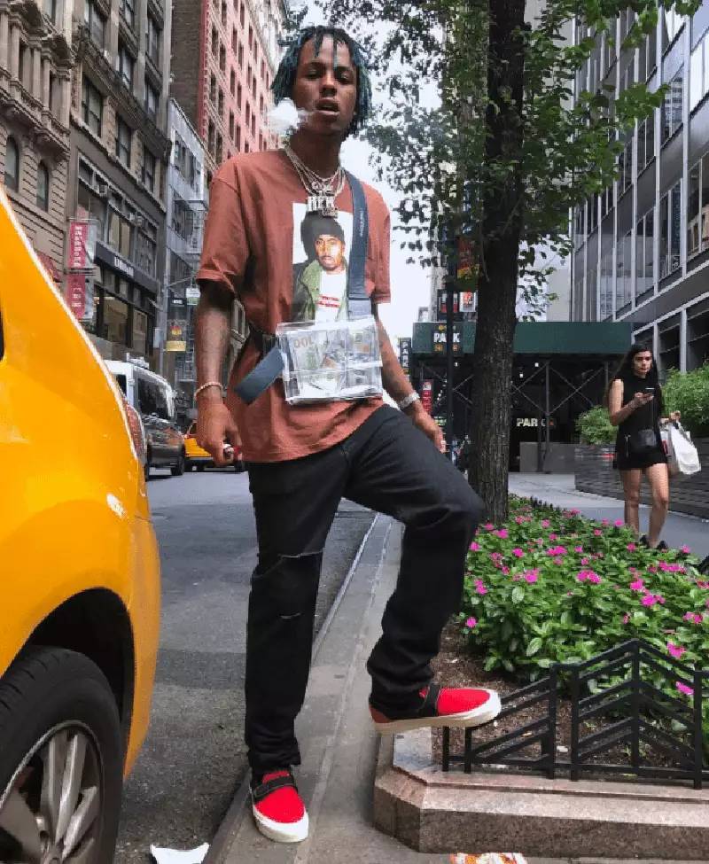 rich the kid – fear of god x vans slip-on style 147