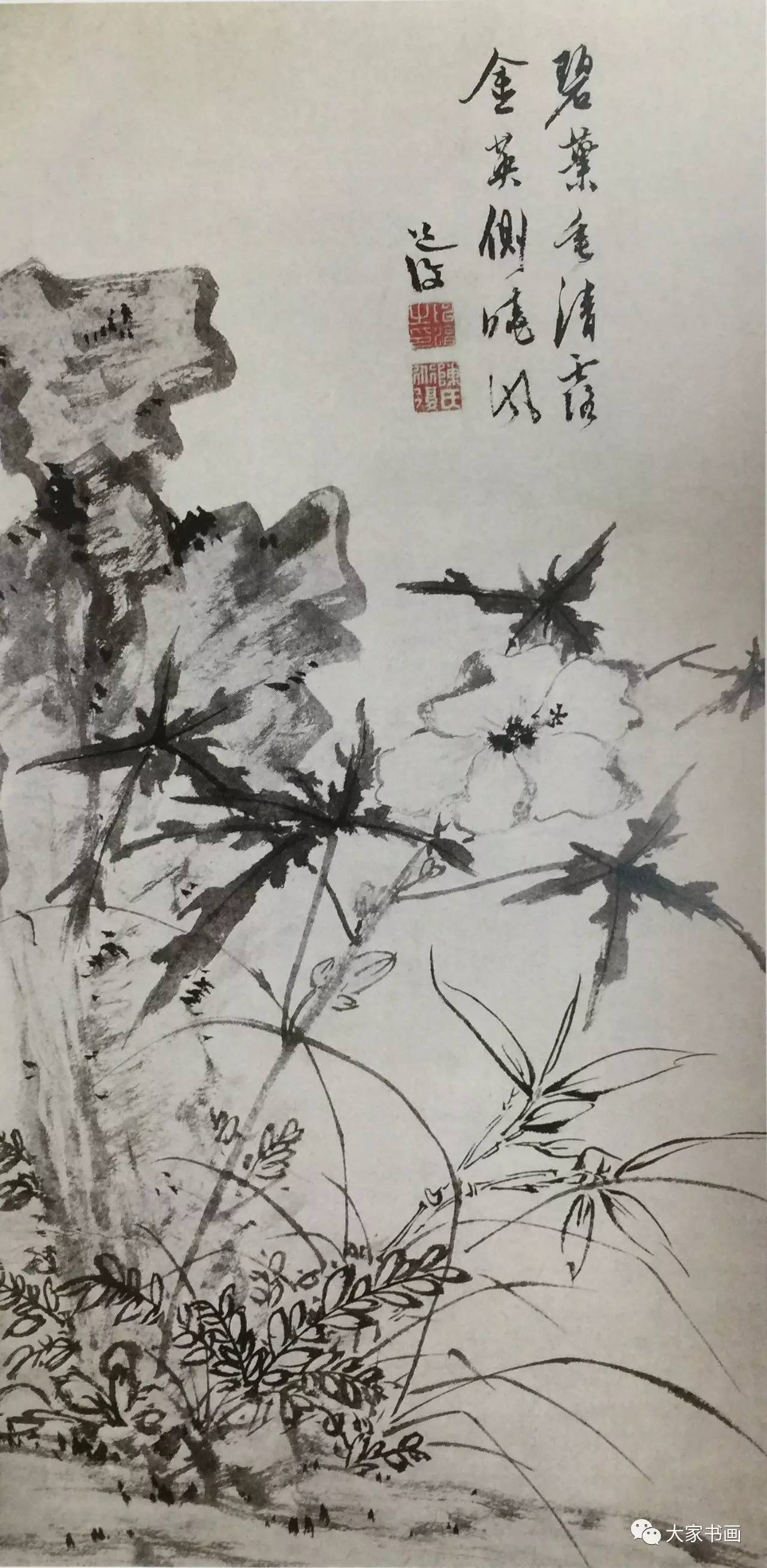 "墨中飞将军,花卉豪一世"——陈淳精品画作欣赏