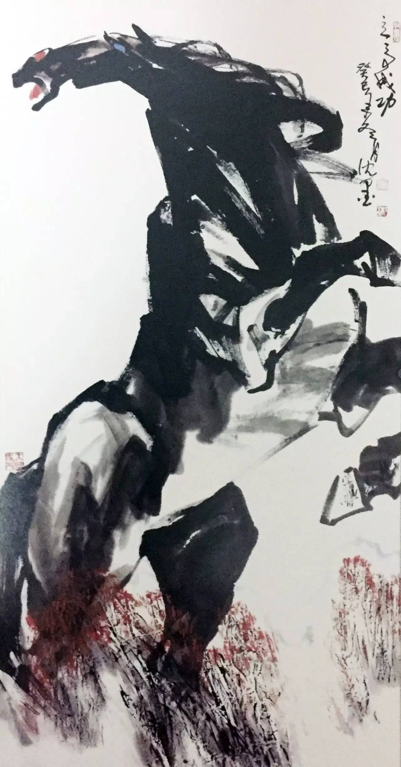 严州画院画师风采(八—天山画马人沈墨