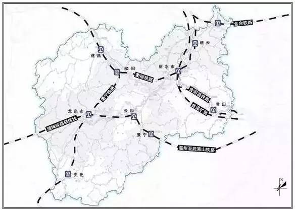 温武吉铁路(预计2019年全线开工)图片