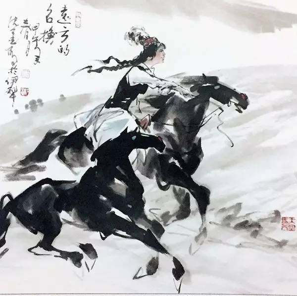 严州画院画师风采(八—天山画马人沈墨