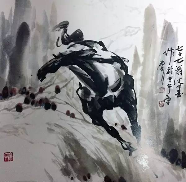 严州画院画师风采(八—天山画马人沈墨