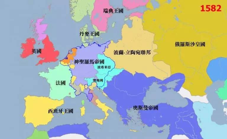 到了16世纪波兰国势日益强盛,1569年,波兰和立陶宛结成共和国,并正式