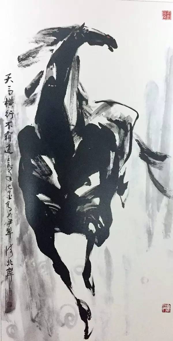 严州画院画师风采八天山画马人沈墨