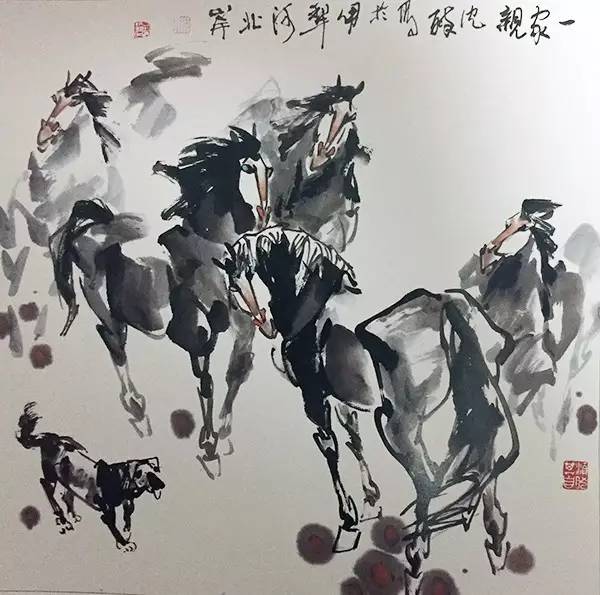 严州画院画师风采(八—天山画马人沈墨