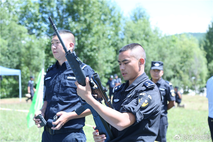 丽江特警大比武 宁蒗啥都是第一