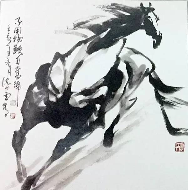 严州画院画师风采(八—天山画马人沈墨