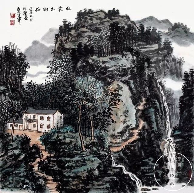 画家袁学军:画中山水意境, 饱含传统文人精神