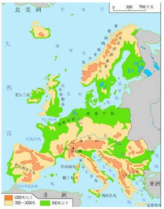 欧洲西部人口密度_读 欧洲西部气候图 和 人口密度图 .回答问题. 1 写出图中字
