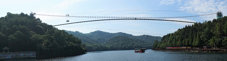 长沙旅游大事件:石燕湖天空廊桥九月十五试营业!