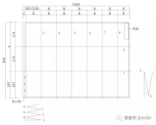 a1折叠成a4