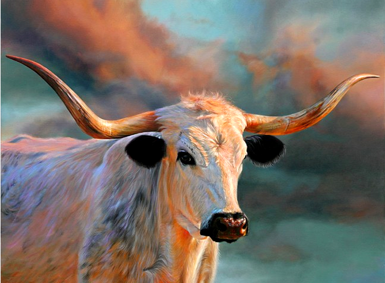 美国画家teresaelliott油画作品欣赏牛