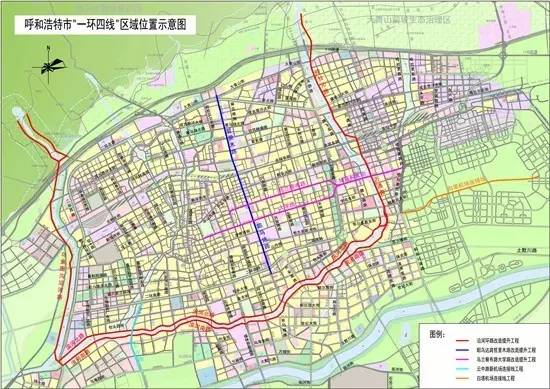 线"路网工程的"两环"是指沿河环路道路改造提升工程和三环快速路工程