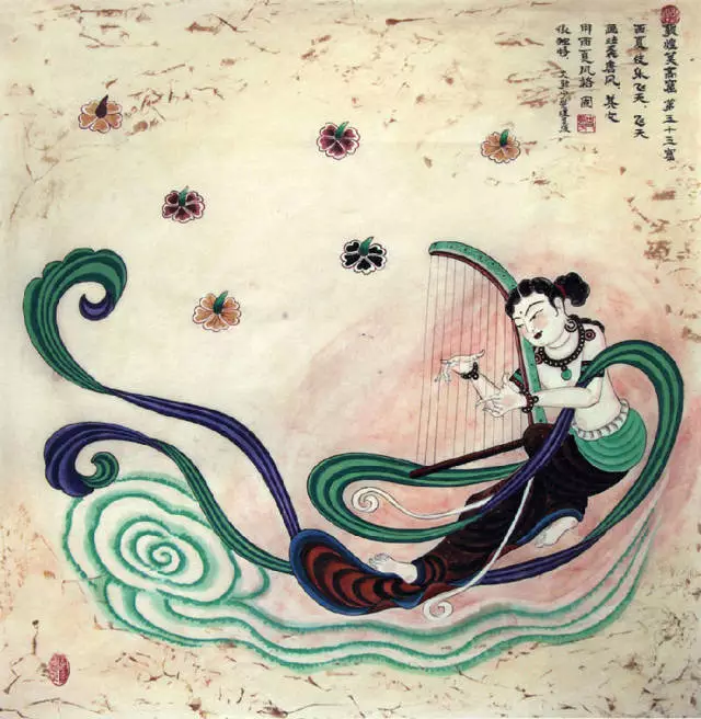 天宫里的精灵,敦煌壁画里的"飞天"