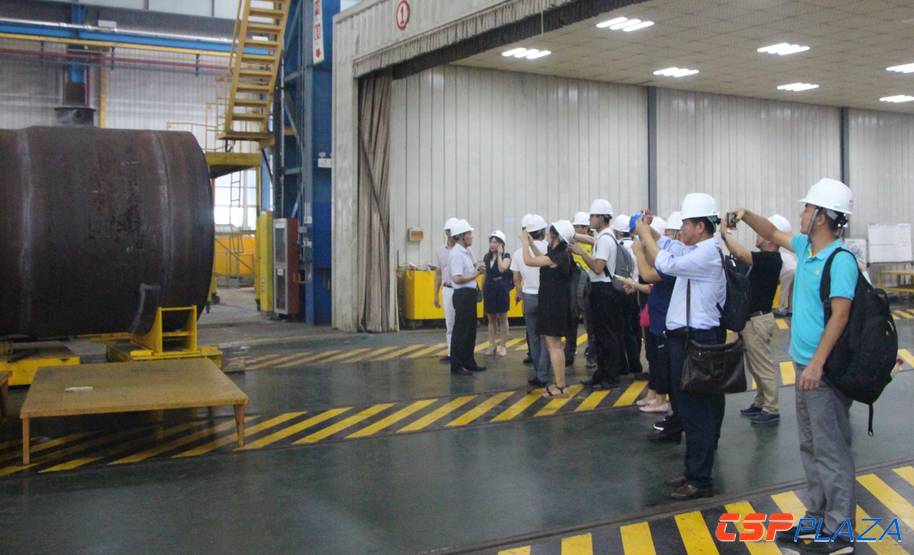 cspplaza会员单位巡回团走进杭州锅炉集团股份有限公司