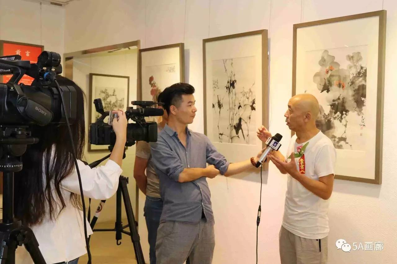 【5a现场】"风从长安来"——骆孝敏,刘超,马良中国画展在京开幕