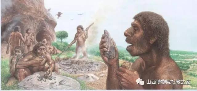 让我们从旧石器时代人类演化的故事说起:人类演化的第一个阶段是"旧