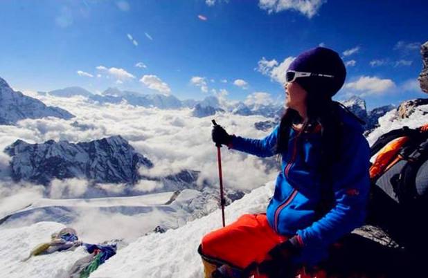 活动十月登山女神罗静邀你一起攀登阿妈雪山