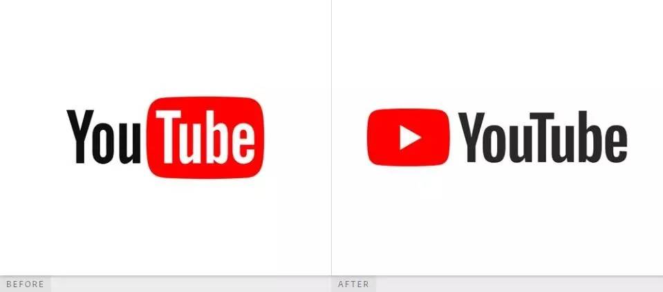 youtube发布新logo了,此次换新是youtube 12年来标识