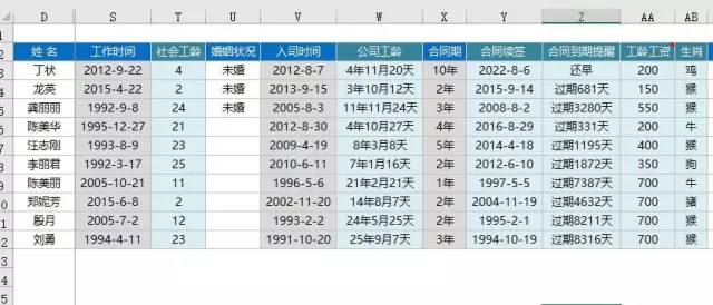 Excel操作技巧动态图集,赶紧学会了涨工资!