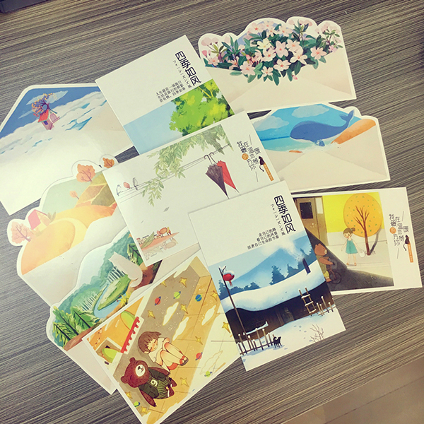 梦想启航"金秋助学共享阳光助学活动时写给未来一年的自己的明信片吗?